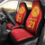 Kyrgyzstan Football Custom Car Seat Cover Kazakh Pattern