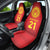 Kyrgyzstan Football Custom Car Seat Cover Kazakh Pattern