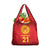 Kyrgyzstan Football Custom Grocery Bag Kazakh Pattern