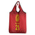 Kyrgyzstan Football Custom Grocery Bag Kazakh Pattern