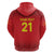 Kyrgyzstan Football Custom Hoodie Kazakh Pattern