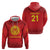 Kyrgyzstan Football Custom Hoodie Kazakh Pattern