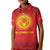 Kyrgyzstan Football Custom Kid Polo Shirt Kazakh Pattern