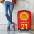 Kyrgyzstan Football Custom Luggage Cover Kazakh Pattern