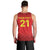 Kyrgyzstan Football Custom Men Tank Top Kazakh Pattern