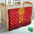 Kyrgyzstan Football Custom Quilt Kazakh Pattern