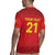 Kyrgyzstan Football Custom Rugby Jersey Kazakh Pattern