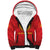 Kyrgyzstan Football Custom Sherpa Hoodie Kazakh Pattern