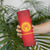 Kyrgyzstan Football Custom Skinny Tumbler Kazakh Pattern