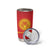 Kyrgyzstan Football Custom Tumbler Cup Kazakh Pattern