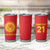 Kyrgyzstan Football Custom Tumbler Cup Kazakh Pattern