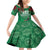 Turkmenistan 993 Custom Family Matching Off Shoulder Short Dress and Hawaiian Shirt Turkmenistan Bitaraplygyn watanydyr