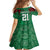 Turkmenistan 993 Custom Family Matching Off Shoulder Short Dress and Hawaiian Shirt Turkmenistan Bitaraplygyn watanydyr