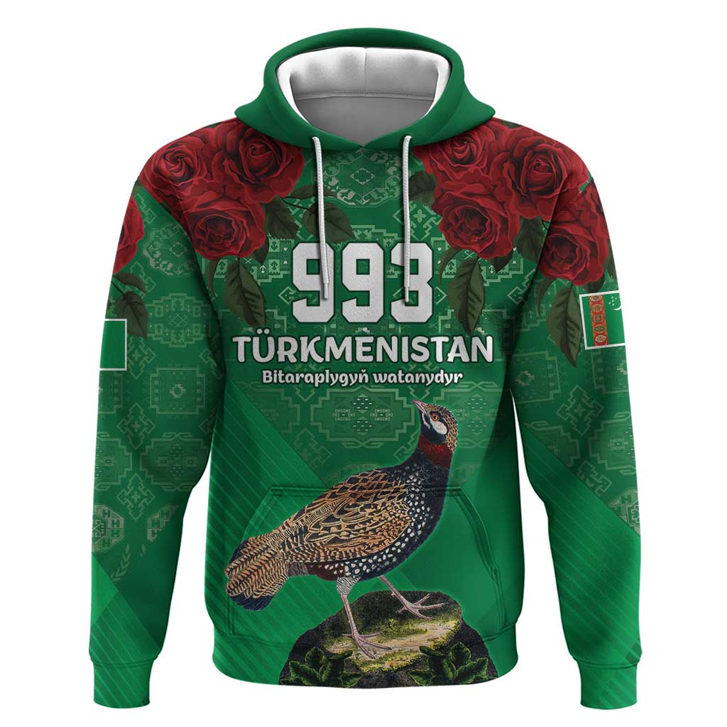 Turkmenistan 993 Custom Hoodie Turkmenistan Bitaraplygyn watanydyr