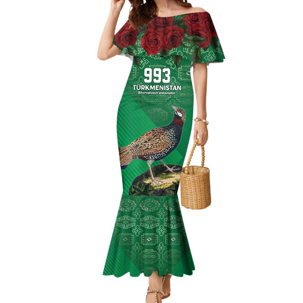 Turkmenistan 993 Custom Mermaid Dress Turkmenistan Bitaraplygyn watanydyr