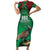 Turkmenistan 993 Custom Short Sleeve Bodycon Dress Turkmenistan Bitaraplygyn watanydyr