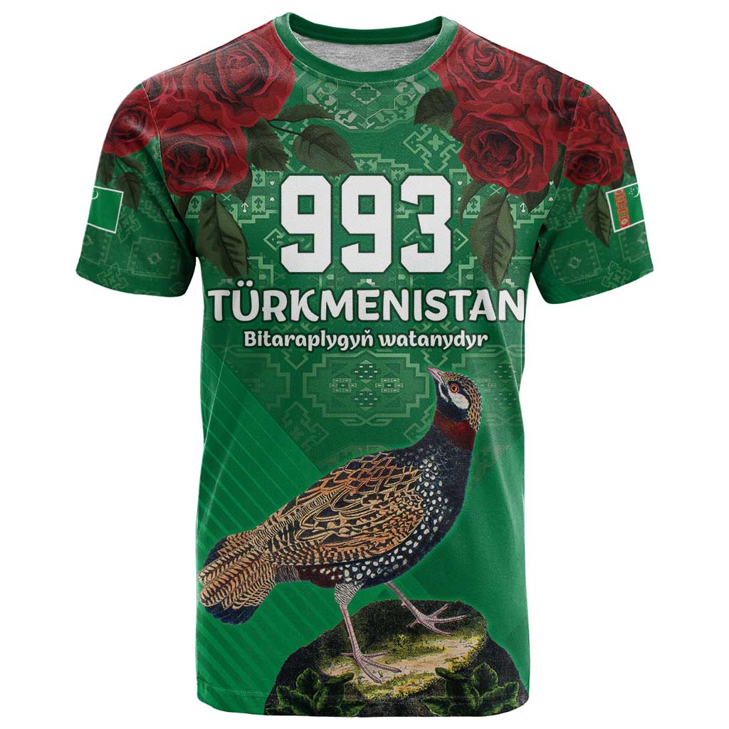 Turkmenistan 993 Custom T Shirt Turkmenistan Bitaraplygyn watanydyr