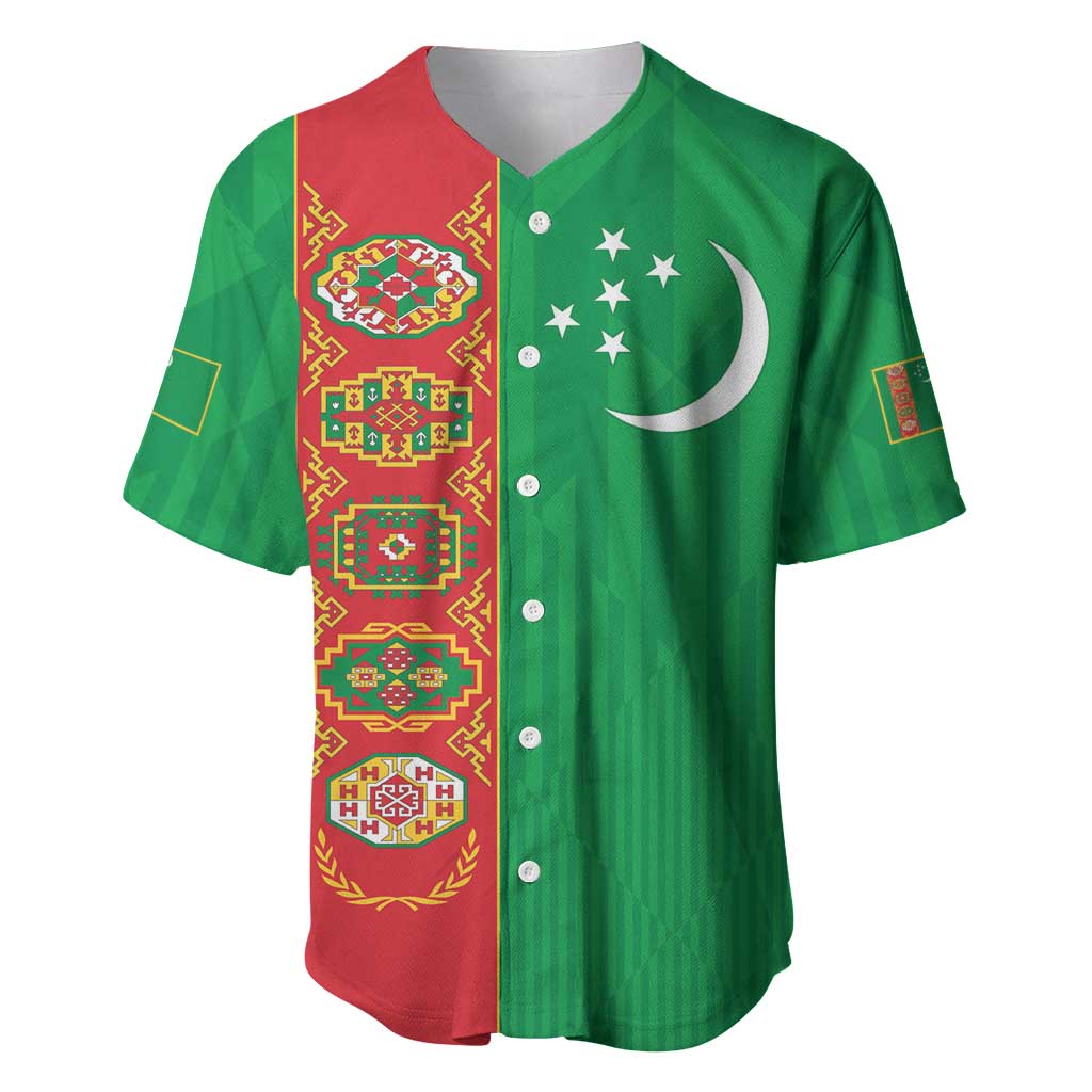 Turkmenistan Black Francolin Custom Baseball Jersey Turkmenistan Turkmenistanyn Baydagy