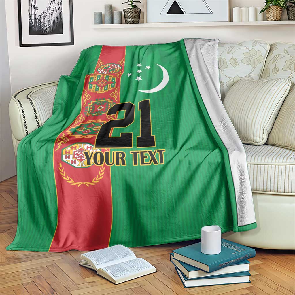 Turkmenistan Black Francolin Custom Blanket Turkmenistan Turkmenistanyn Baydagy