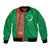 Turkmenistan Black Francolin Custom Bomber Jacket Turkmenistan Turkmenistanyn Baydagy