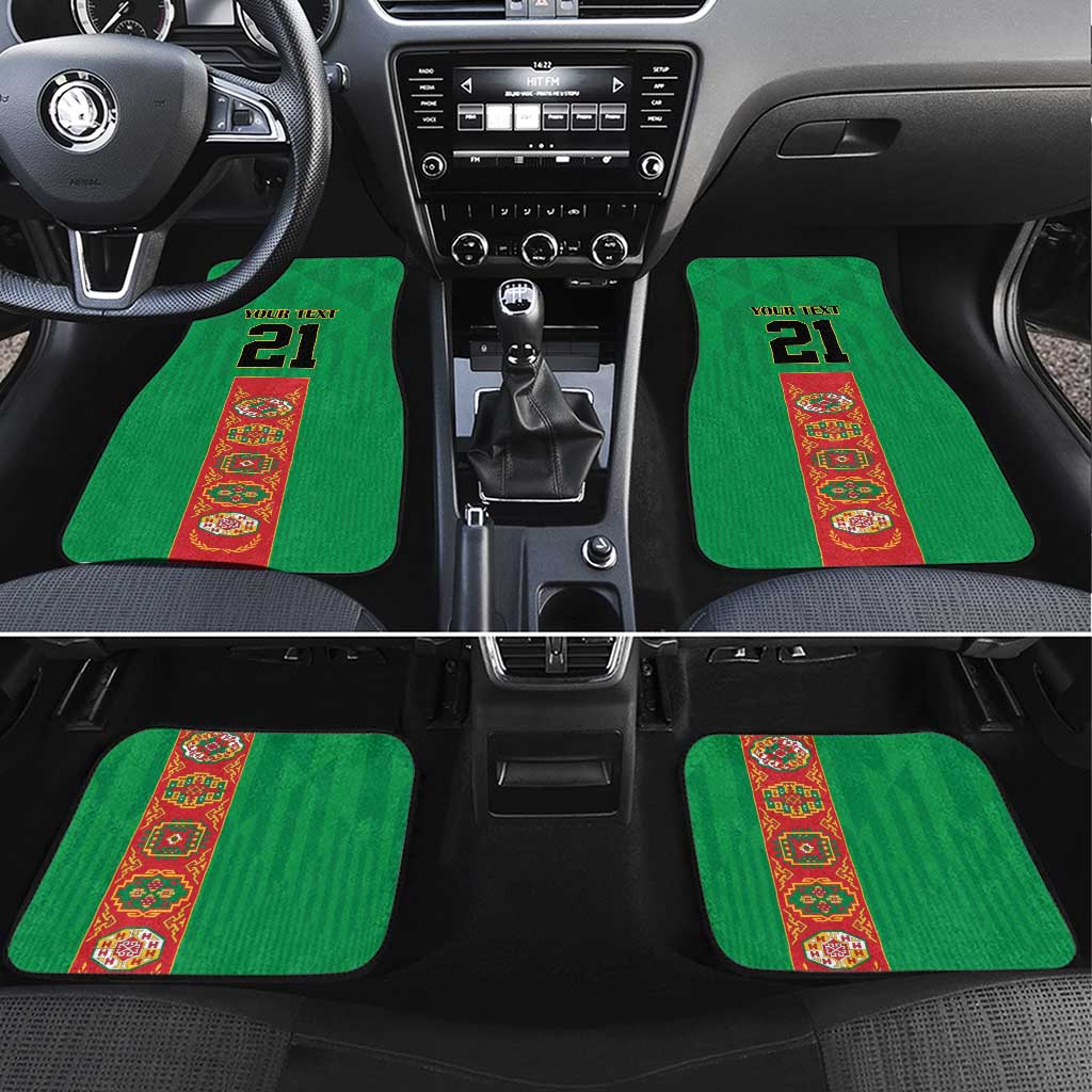 Turkmenistan Black Francolin Custom Car Mats Turkmenistan Turkmenistanyn Baydagy