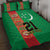 Turkmenistan Black Francolin Custom Quilt Bed Set Turkmenistan Turkmenistanyn Baydagy