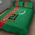 Turkmenistan Black Francolin Custom Quilt Bed Set Turkmenistan Turkmenistanyn Baydagy