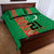 Turkmenistan Black Francolin Custom Quilt Bed Set Turkmenistan Turkmenistanyn Baydagy