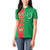 Turkmenistan Black Francolin Custom Women Polo Shirt Turkmenistan Turkmenistanyn Baydagy