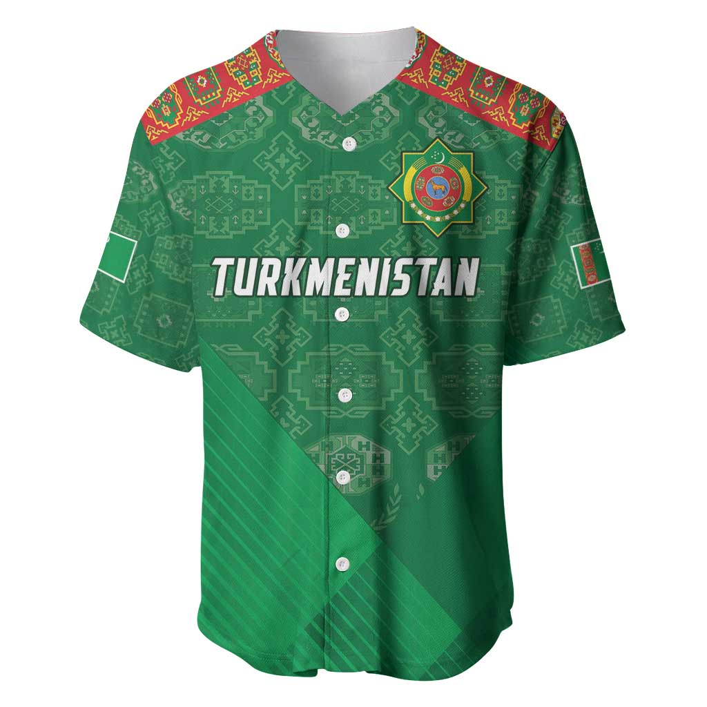 Turkmenistan Football Custom Baseball Jersey We Are The Champions