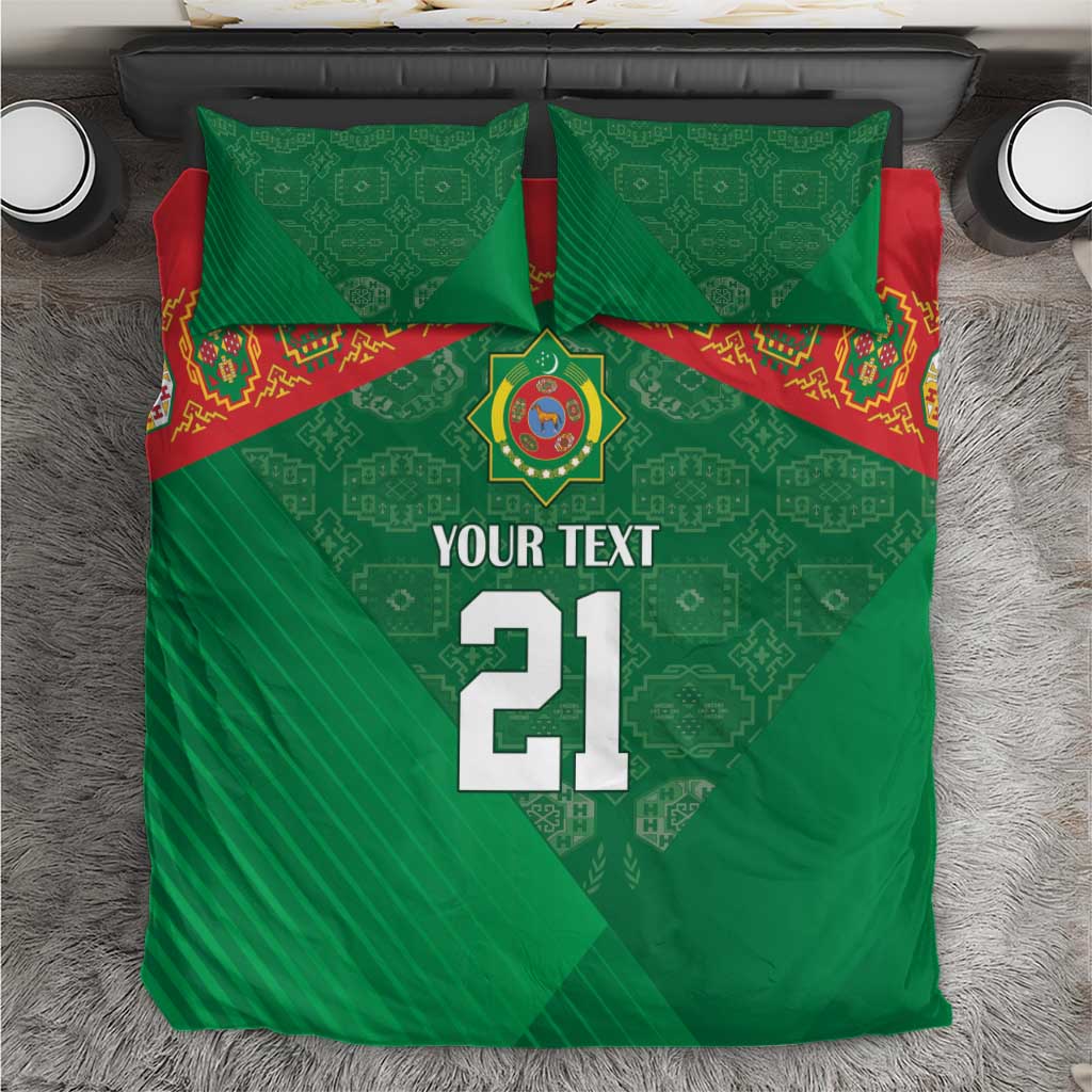 Turkmenistan Football Custom Bedding Set We Are The Champions