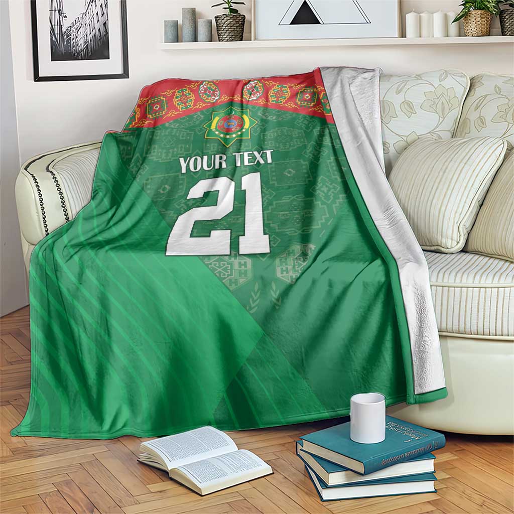 Turkmenistan Football Custom Blanket We Are The Champions