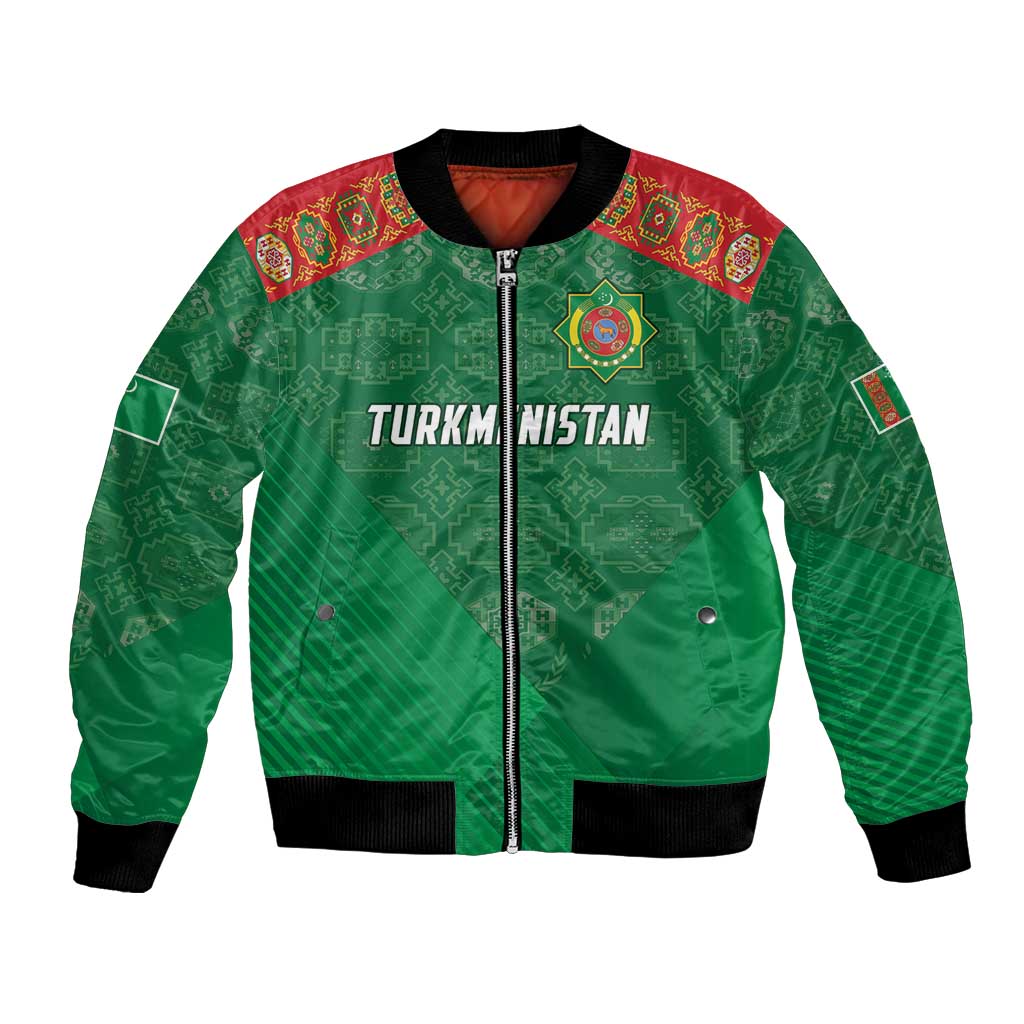 Turkmenistan Football Custom Bomber Jacket We Are The Champions