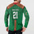 Turkmenistan Football Custom Button Sweatshirt We Are The Champions