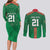 Turkmenistan Football Custom Couples Matching Long Sleeve Bodycon Dress and Long Sleeve Button Shirt We Are The Champions