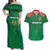 Turkmenistan Football Custom Couples Matching Off Shoulder Maxi Dress and Hawaiian Shirt We Are The Champions