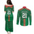 Turkmenistan Football Custom Couples Matching Puletasi and Long Sleeve Button Shirt We Are The Champions