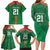 Turkmenistan Football Custom Family Matching Long Sleeve Bodycon Dress and Hawaiian Shirt We Are The Champions