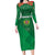 Turkmenistan Football Custom Family Matching Long Sleeve Bodycon Dress and Hawaiian Shirt We Are The Champions