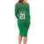 Turkmenistan Football Custom Family Matching Long Sleeve Bodycon Dress and Hawaiian Shirt We Are The Champions