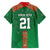 Turkmenistan Football Custom Family Matching Off The Shoulder Long Sleeve Dress and Hawaiian Shirt We Are The Champions