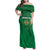 Turkmenistan Football Custom Family Matching Off Shoulder Maxi Dress and Hawaiian Shirt We Are The Champions