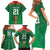 Turkmenistan Football Custom Family Matching Short Sleeve Bodycon Dress and Hawaiian Shirt We Are The Champions