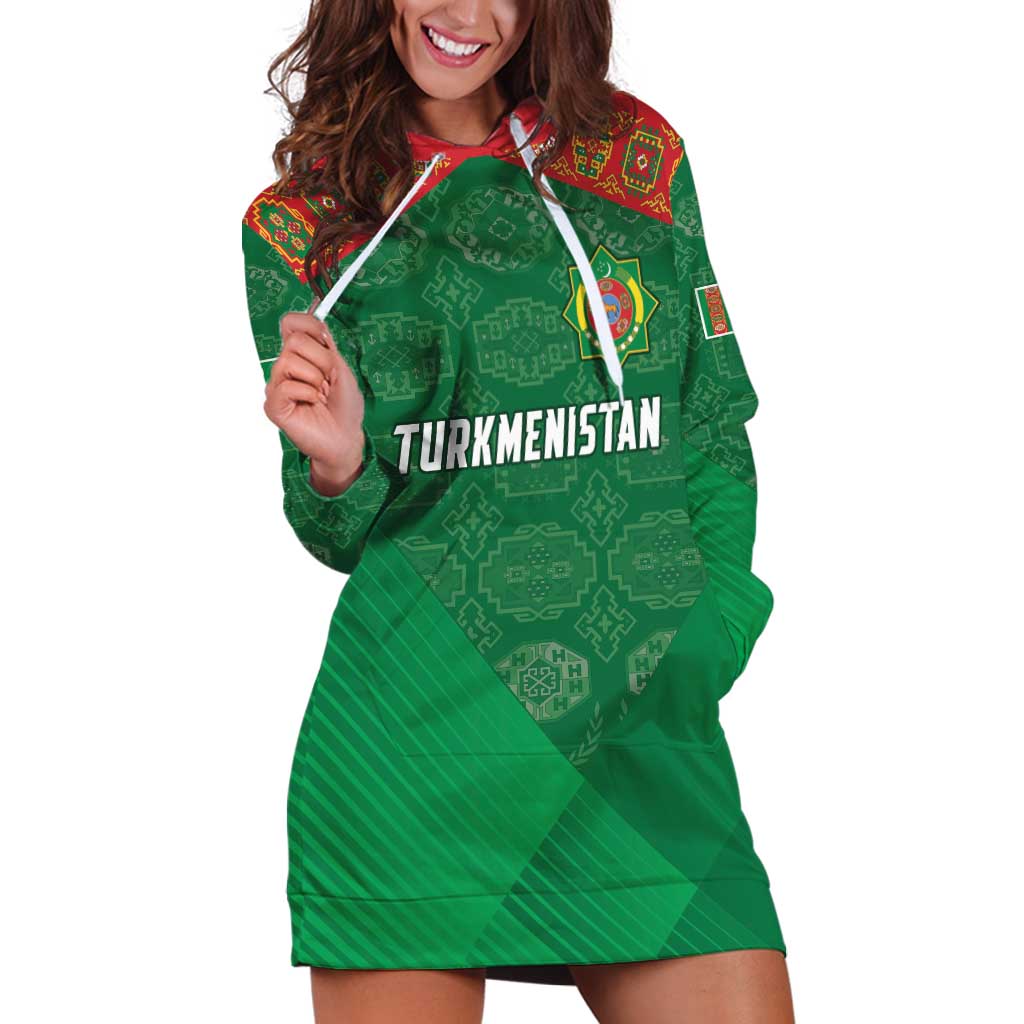 Turkmenistan Football Custom Hoodie Dress We Are The Champions