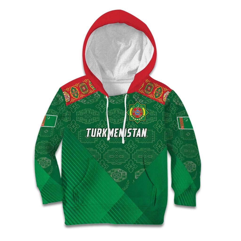 Turkmenistan Football Custom Kid Hoodie We Are The Champions