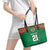 Turkmenistan Football Custom Leather Tote Bag We Are The Champions