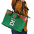 Turkmenistan Football Custom Leather Tote Bag We Are The Champions