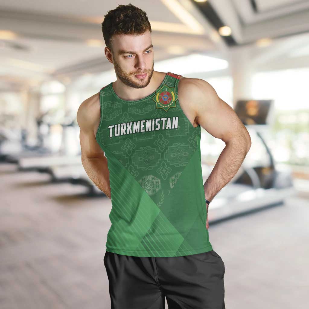 Turkmenistan Football Custom Men Tank Top We Are The Champions