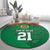 Turkmenistan Football Custom Round Carpet We Are The Champions