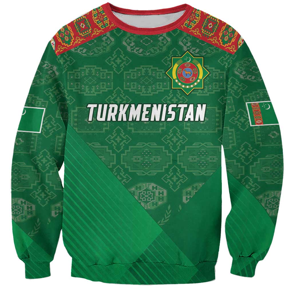 Turkmenistan Football Custom Sweatshirt We Are The Champions